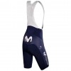 Set Fietsshirt + Korte Koersbroek 2020 Movistar Team Dames N001